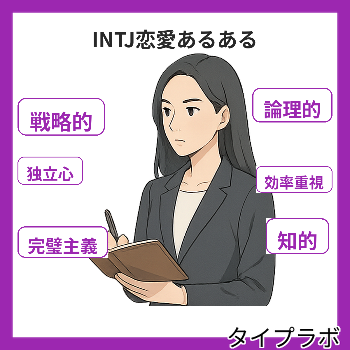 INTJの恋愛あるある
