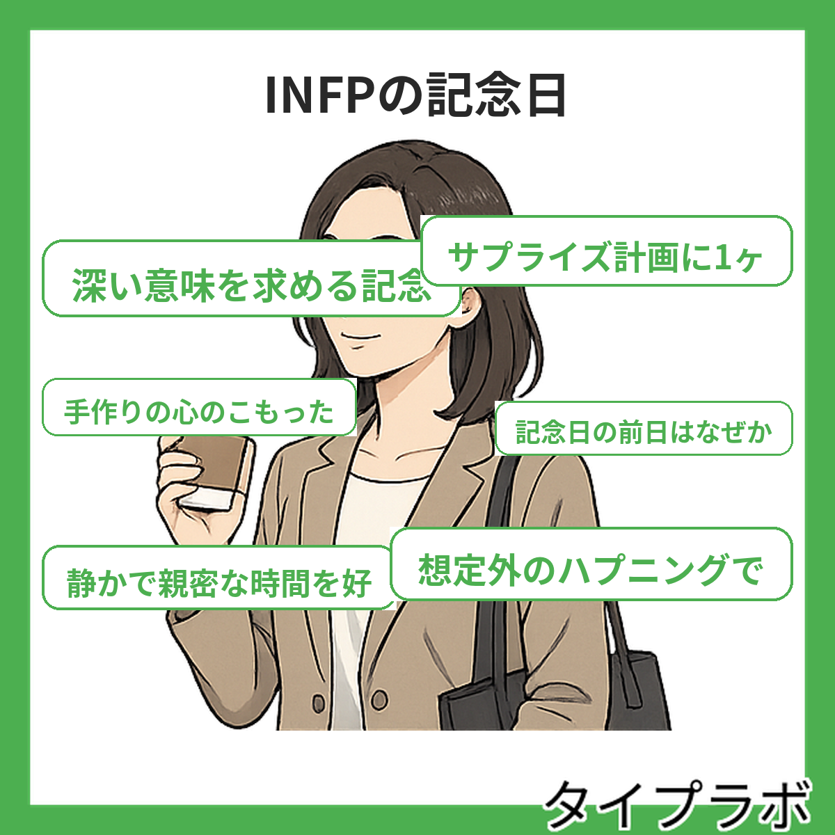 INFPの記念日の特徴