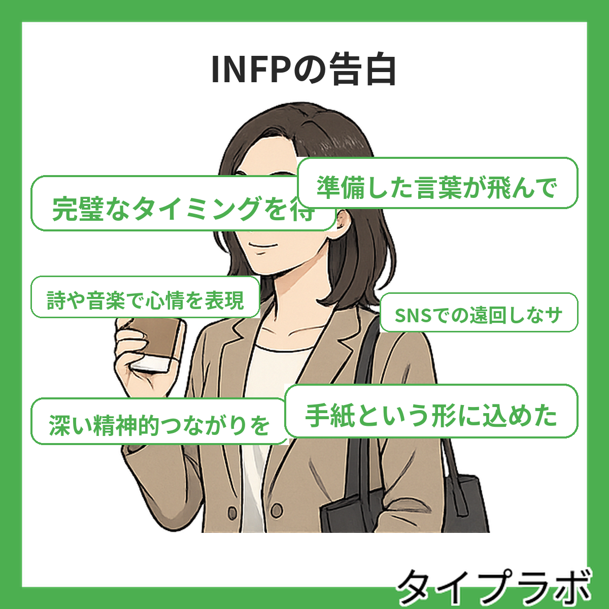 INFPの告白の特徴