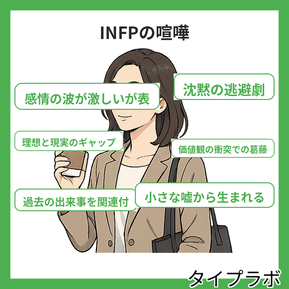 INFPの喧嘩の特徴