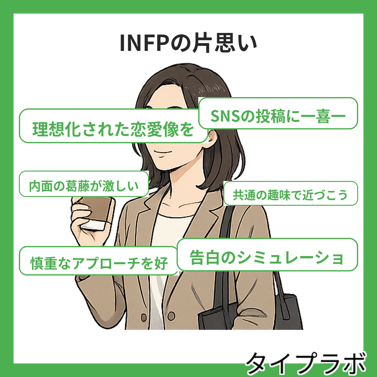 INFPの片思いの特徴