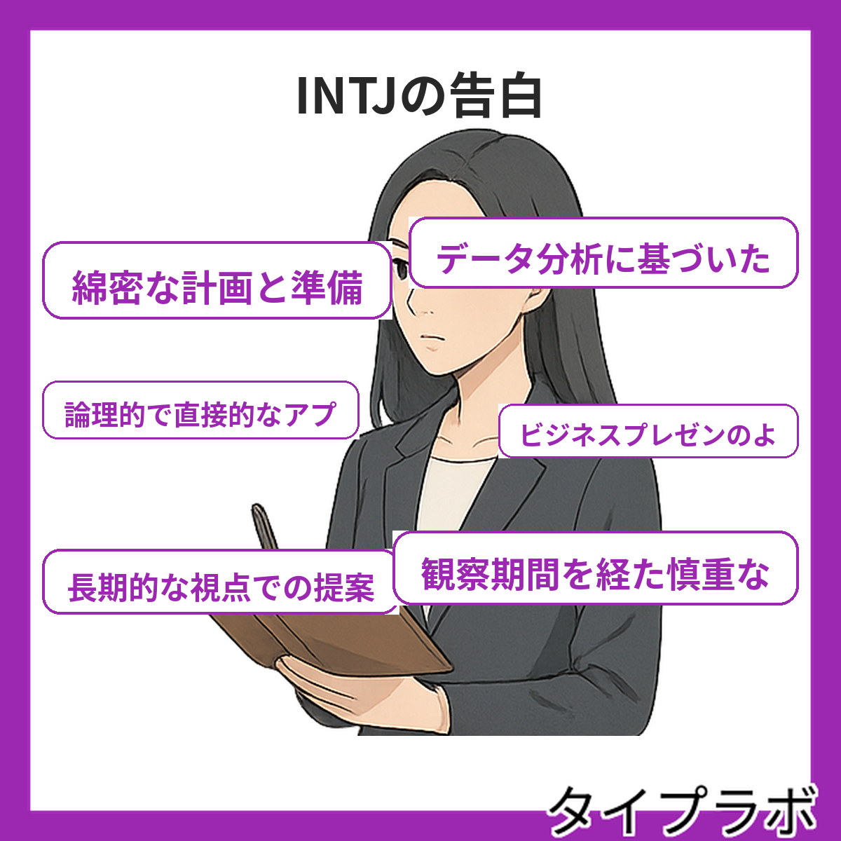 INTJの告白の特徴