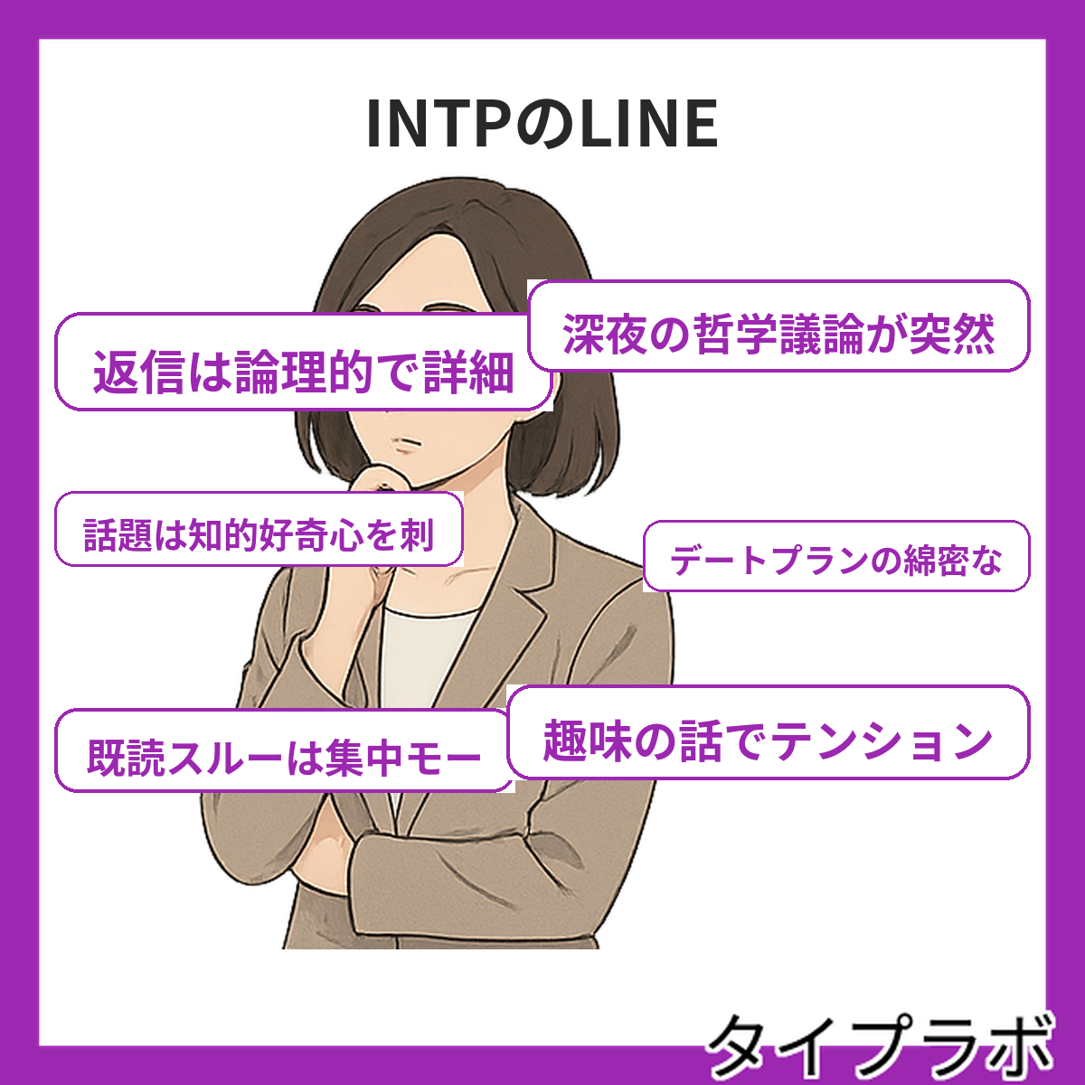 INTPのLINEの特徴